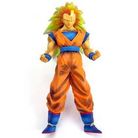 Boneco Brinquedo Goku SSJ 3 Super Saiyajin Articulado Dragon Ball