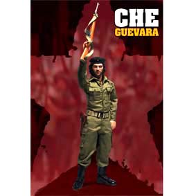 Escala 1/6 Figuras DID Boneco Ernesto Che Guevara grátis camiseta preta