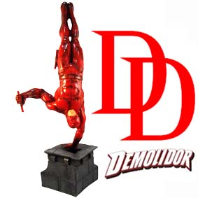 Estátua do Demolidor em resina :: Boneco do Daredevil Marvel Comics