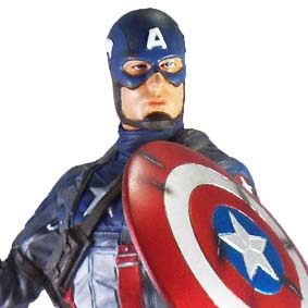 Estátua Marvel Capitão América - Filme Capitão América O Primeiro Vingador
