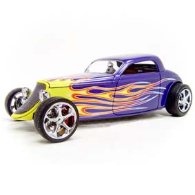 Ford Coupe (1933) roxo marca Yat Ming escala 1/18