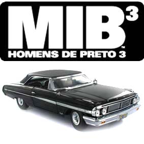 Ford Galaxie 500 Men in Black 3 (1964) Homens de Preto 3 MIB III escala 1/18