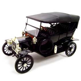 Ford Model T Soft Top Up (1913) Miniatura de Carro escala 1/18