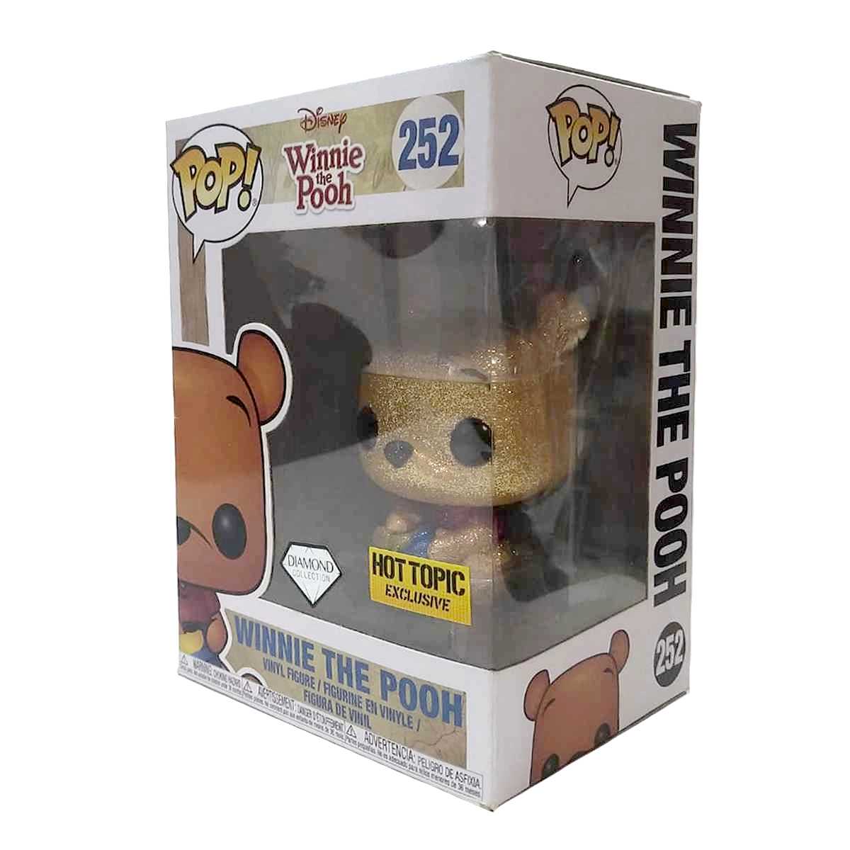 Funko Pop! Disney Winnie The Pooh Ursinho Pooh vinyl figure número 252 Gliter Diamond