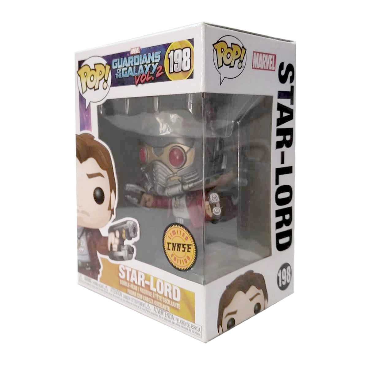 Boneco Funko Pop Star Lord 198 Guardiões Da Galáxia Marvel