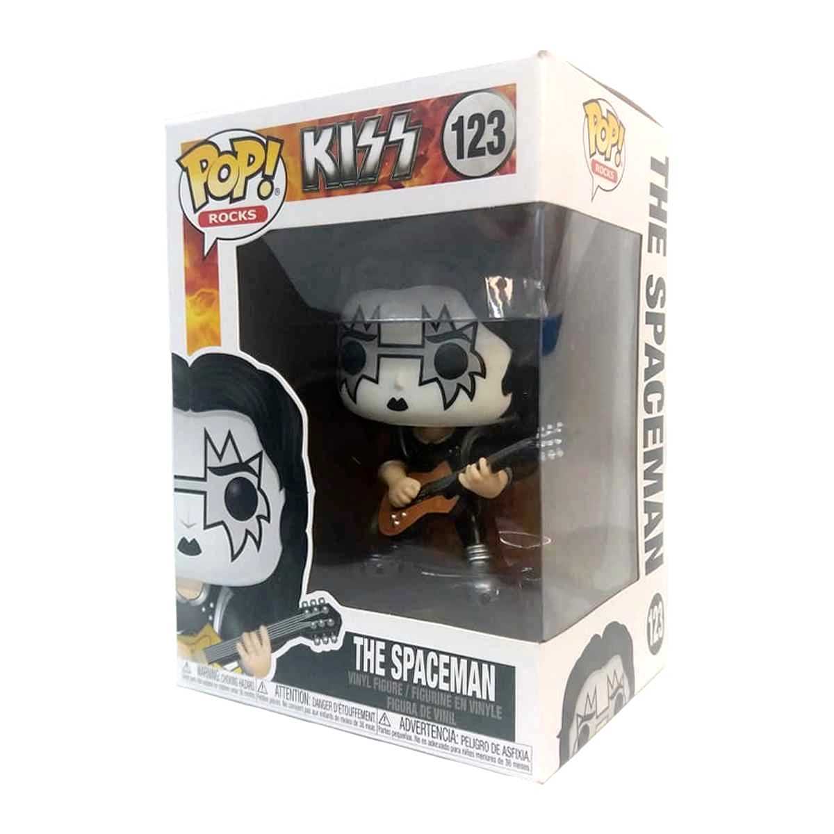 Funko Pop! Rocks Kiss The Spaceman Ace Frehley vinyl figure número 123 -  Arte em Miniaturas