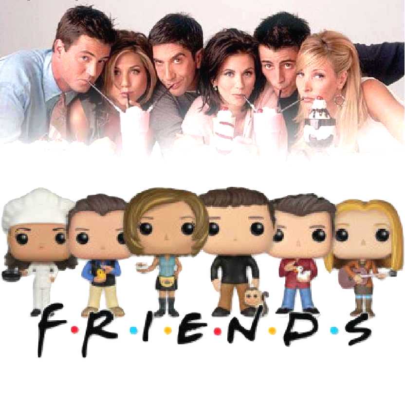 Funko Pop! TV Friends Rachel, Ross, Phoebe, Chandler, Monica e Joey comprar coleção no Brasil