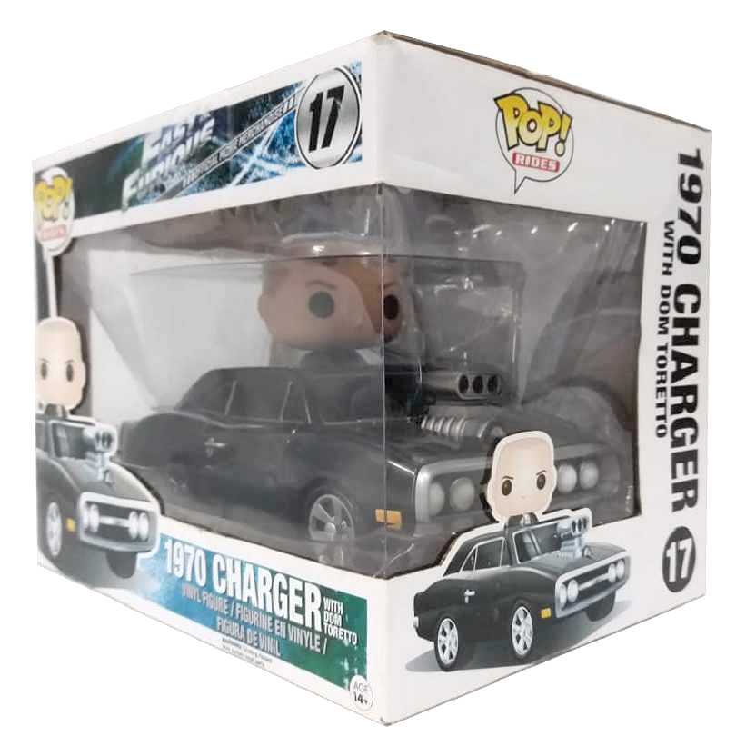 Funko Pop Rides Fast Furious 1970 Dodge Charger + Dom Toretto #17