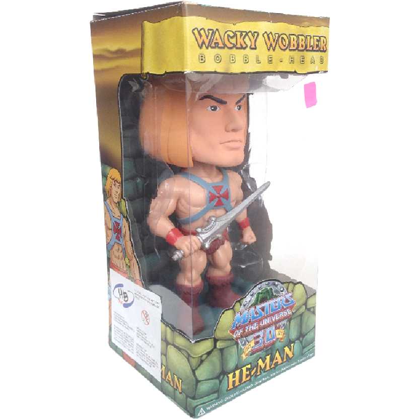 Funko The Masters of Universe : He-Man Mestres do Universo Wacky Wobbler Bobble-Head 