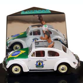 Fusca VW Beetle 1200 Carnaval do Rio (Raridade) Vitesse escala 1/43