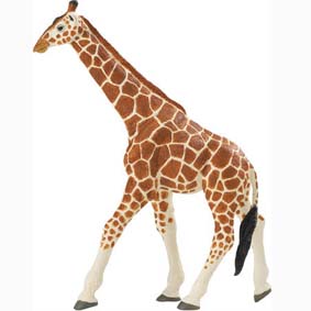 Girafa pintada a mão ( miniatura de animal selvagem Safari Ltd ) 111189
