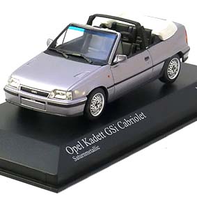GM Chevrolet Opel Kadett GSi conversível (1989) Minichamps escala 1/43