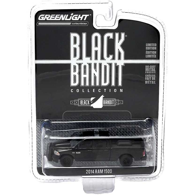 Greenlight Black Bandit Collectibles (2014) Dodge Ram 1500 Police 1/64 R10 27600