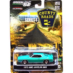Greenlight Collectibles County Roads 1/64 AMC Javelim  AMX (1973) R6 29710
