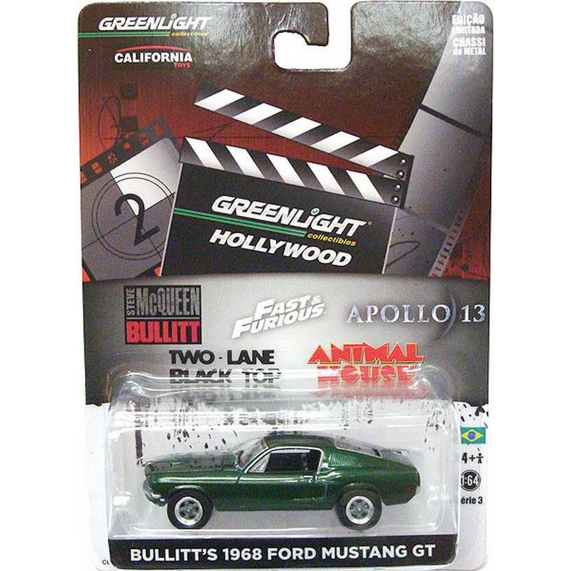 Greenlight Collectibles Hollywood series 3 - 1968 Ford Mustang GT Bullit do Steve McQueen