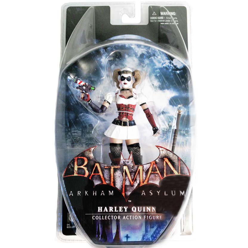 Bonecos Batman Arkham City DC Direct :: Boneca da Harley Quinn (aberto) -  Arte em Miniaturas