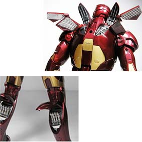 Homem de Ferro - Mark III (Iron Man) c/ 4 leds