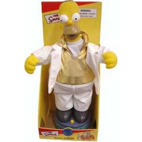 Homer que canta e dança a música Shake your Booty