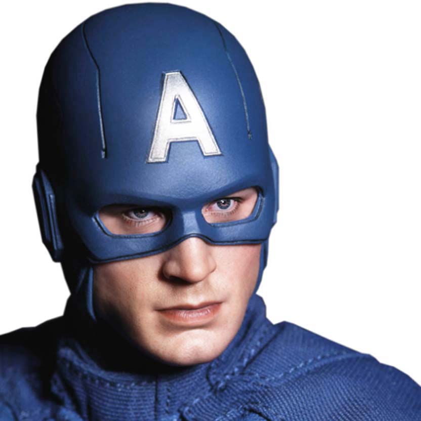 Hot Toys The Avengers Captain America ( Chris Evans ) Capitão América MMS 174