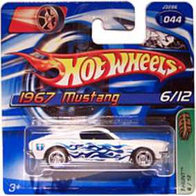 Hot Wheels 2006 T-Hunt Raro Mustang (1967) J3286 series 6/12 044/2006