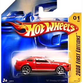 Hot Wheels 2008 07 Shelby GT-500 L9915 filme Eu sou A Lenda com Will Smith