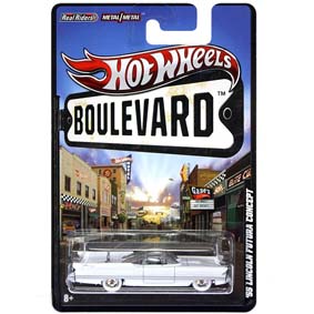 Hot Wheels 2012 Boulevard 55 Lincoln Futura Concept (carro original do Batmóvel / Batmobile)