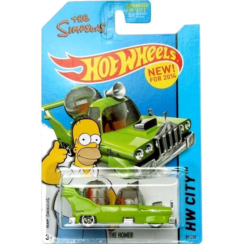 Hot Wheels 2014 The Homer - The Simpsons 89/250 BDC92 escala 1/64