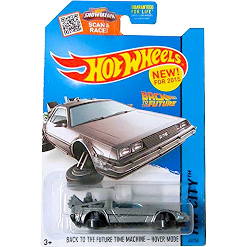 Hot Wheels 2015 De Volta para o Futuro - Delorean Hover Mode CFG79 series 45/250 escala 1/64