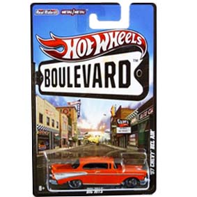 Hot Wheels Boulevard 57 Chevy Bel Air W4597