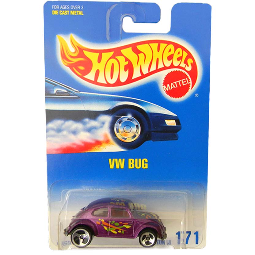 Hot Wheels catálogo 1991 VW Bug (Fusca) collector #171 0453
