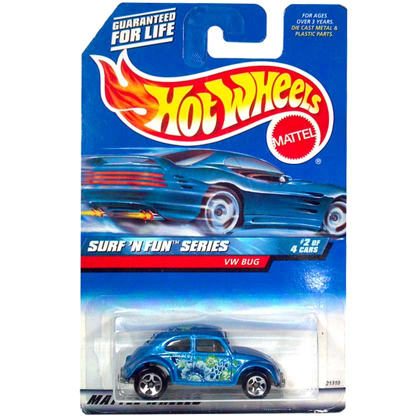 Hot Wheels catálogo 1998 VW Bug (Fusca) Surf n Fun 2/4 #962 21310