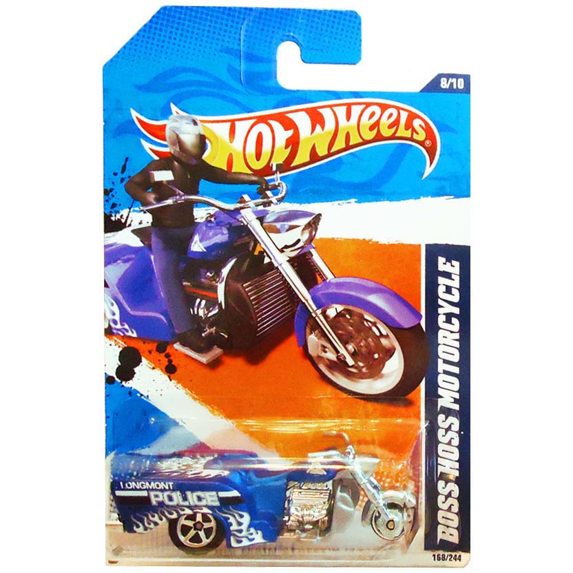 Hot Wheels Catálogo 2011 Boss Hoss Motorcycle azul V0062 series 8/10 168/244