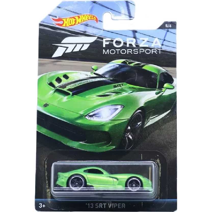 Hot Wheels Coleção Forza Motorsport 13 SRT Viper series 5/6 DWF36 escala 1/64