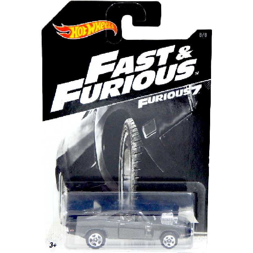Hot Wheels Fast & Furious 70 Dodge Charger R/T Furious 7 DWJ58 series 8/8 escala 1/64