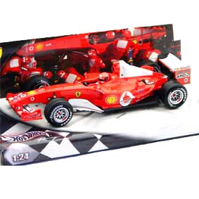 Hot Wheels Ferrari F1 F2004 Michael Schumacher (Hepta-campeão 2004 Fórmula 1) 1/24