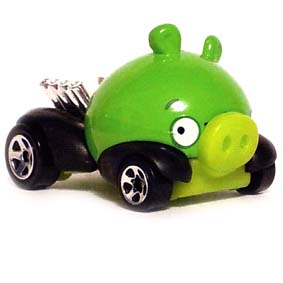 Hot Wheels - Angry Birds Minion Pig 2012, Carro Temático do Jogo, Porco, Carrinho de Bebê Hot Wheels Usado 80146409