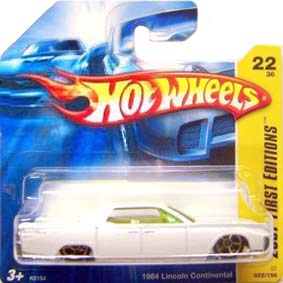 Hot Wheels Poster 2007 Lincoln Continental (1964) K6154 series 22/36 022/156 