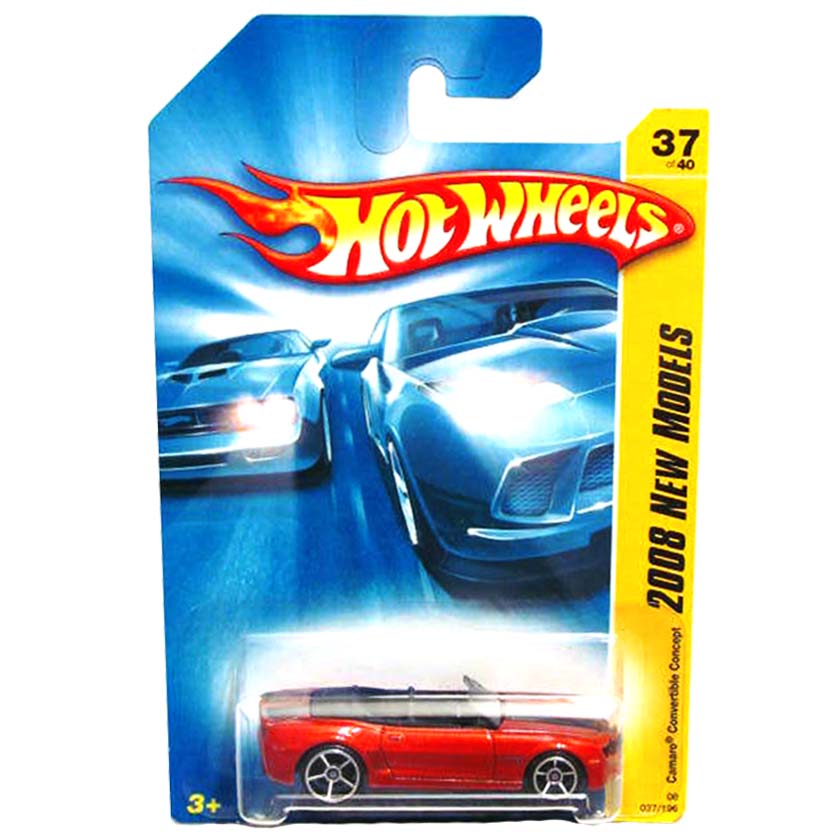 Hot Wheels Poster 2008 Camaro Convertible Concept L9952 37/40 037/196