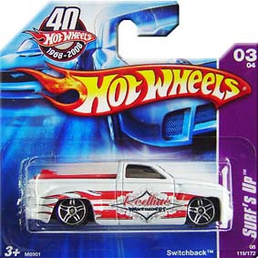 Hot Wheels Poster 2008 Switchback Surfs Up M6901 series 03/04 119/172