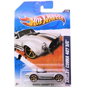 Hot Wheels Poster 2011 Shelby Cobra 427 S/C T9814 series 107/244