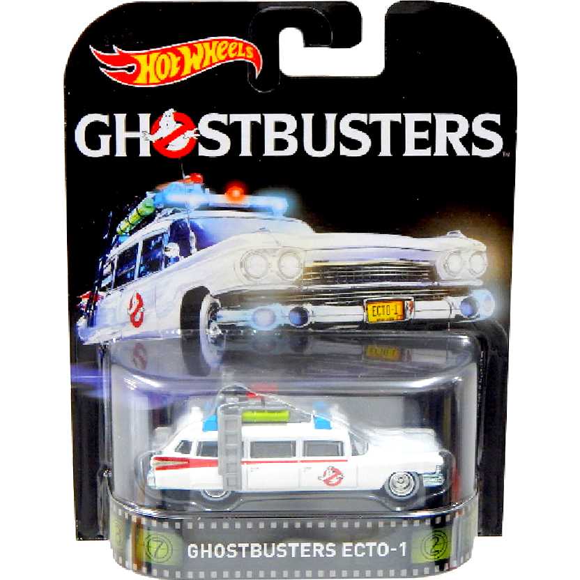 Hot Wheels Retro Entertainment Caça Fantasmas Ghostbusters ECTO-1 DJF53 escala 1/64