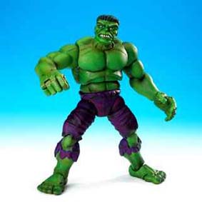 Hulk completo - Marvel Legends 9 (aberto) + braço do Galactus