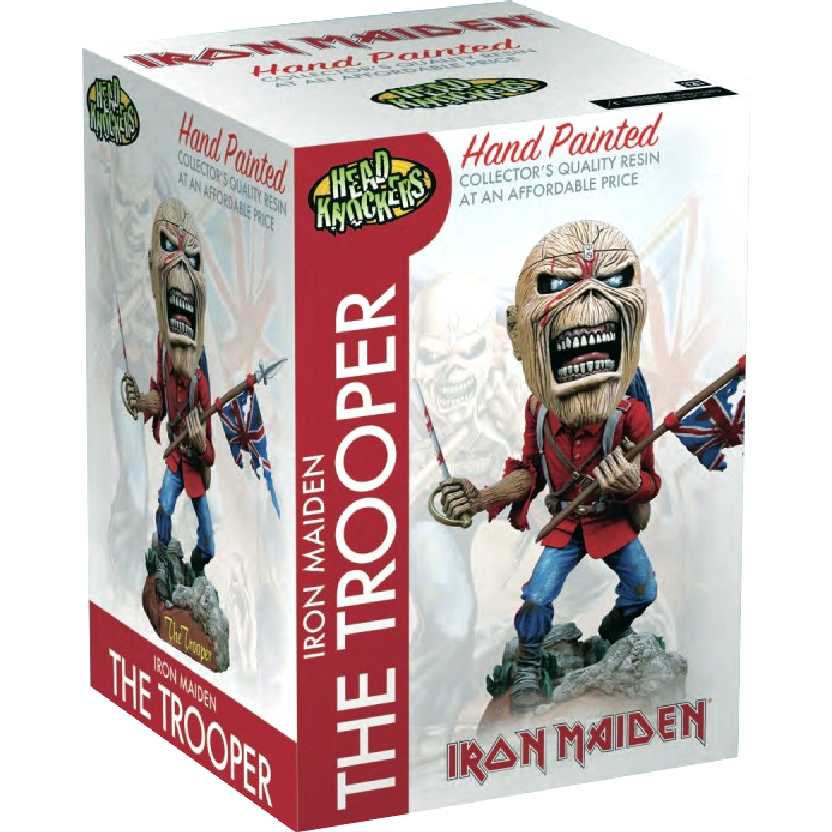 Iron Maiden Eddie Headknocker The Trooper marca Neca Toys (balança a cabeça)