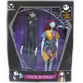 Jack e Sally Box set (roupa de tecido) Tim Burton