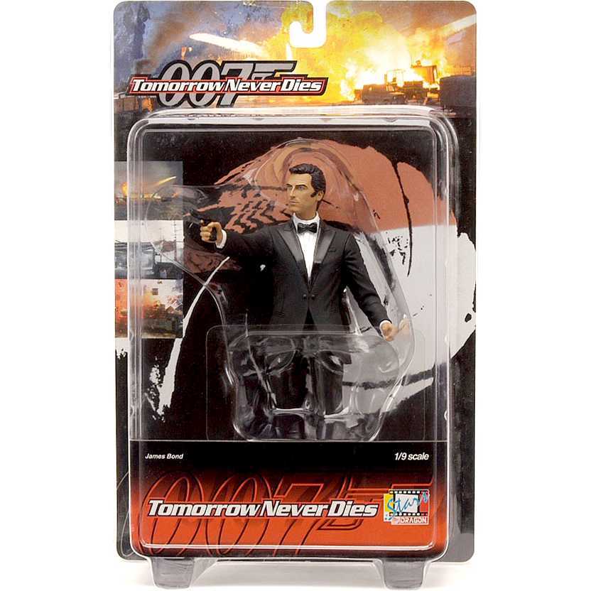 James Bond 6 Movie Action Figure Black Suit Bow 007 Sky