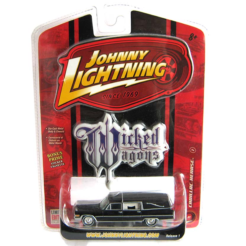Johnny Lightning escala 1/64 Wicked Wagons R1 - Cadillac Herse