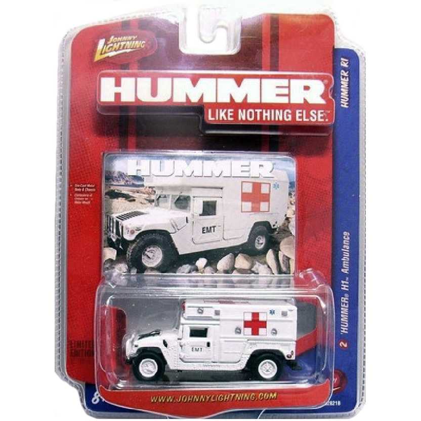 Johnny Lightning Hummer H1 Ambulance (Ambulância) escala 1/64