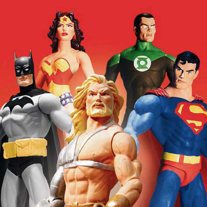 Liga da Justiça : JLA Gift Set (Batman/ Superman/ Green Lantern/ Wonder Woman)