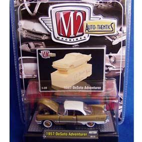 M2 Miniatura de Carros Antigos DeSoto Adventurer (1957) série 3B R03B 31500