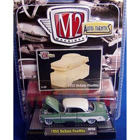 M2 Miniaturas de Carros Antigos DeSoto Fireflite (1955) série 3B R03B 31500 